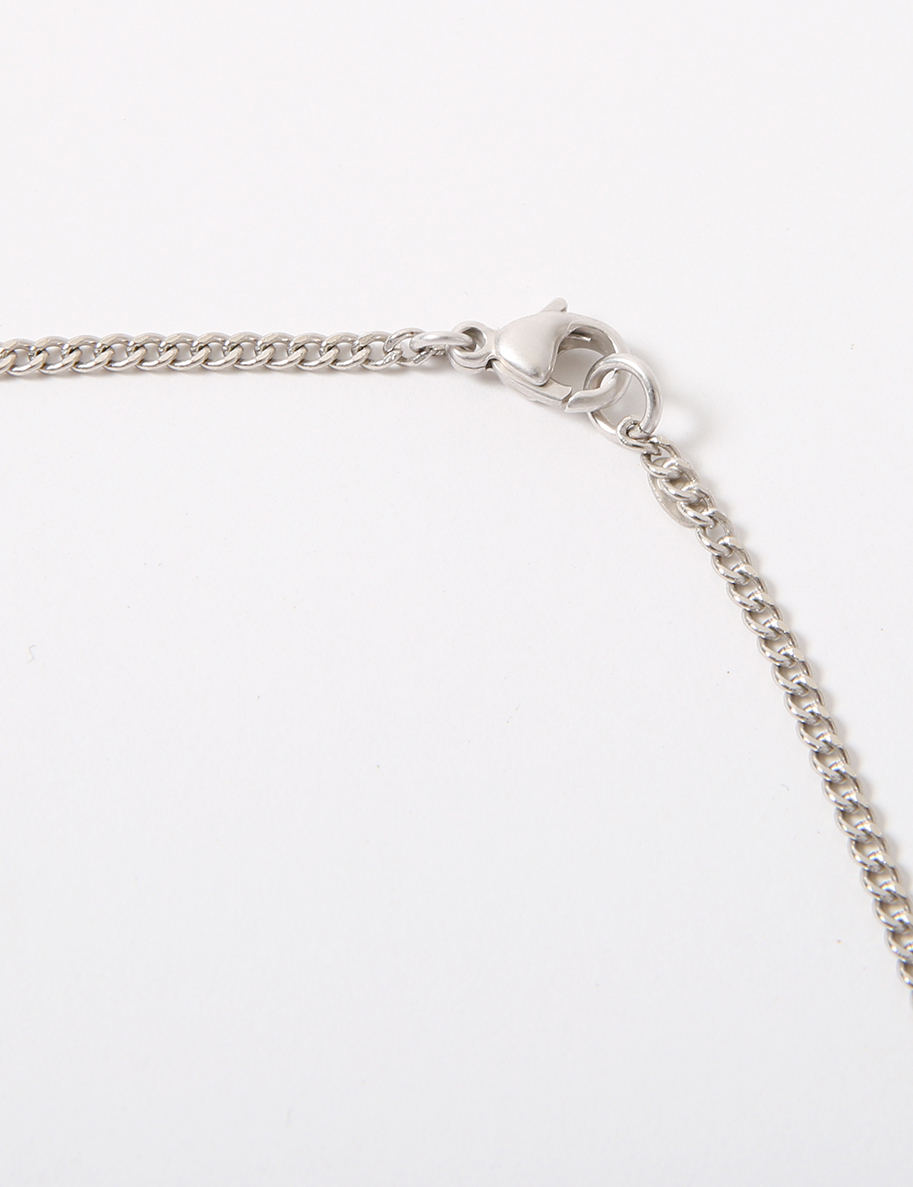 chanel dog tag necklace